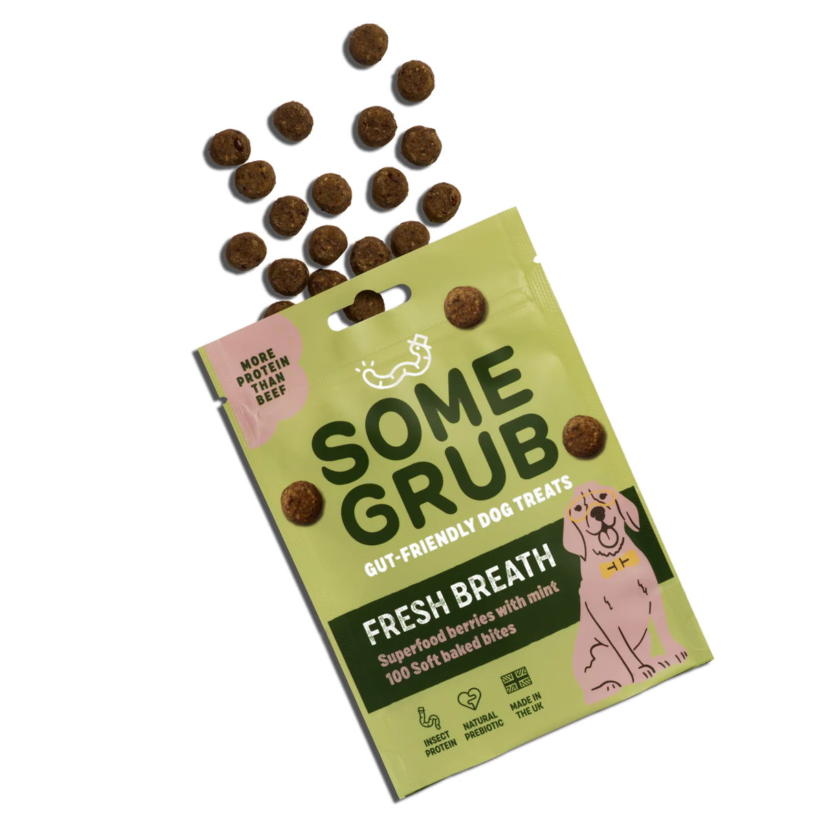 Fresh Breath Dog Treats pouch